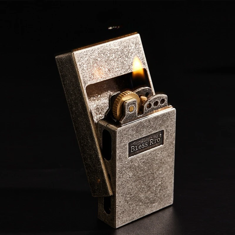 Vintage Collectible Lighters - Briquet à Roue Rotative Rétro Classique,