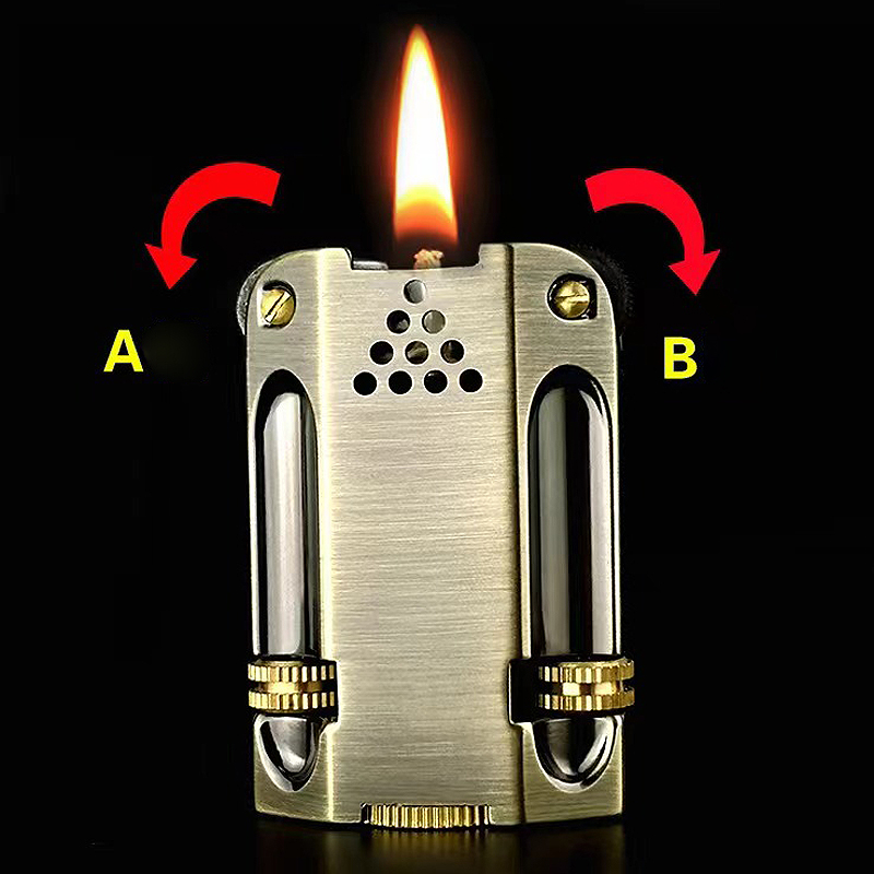 Vintage Collectible Lighters - Briquet à essence en alliage de