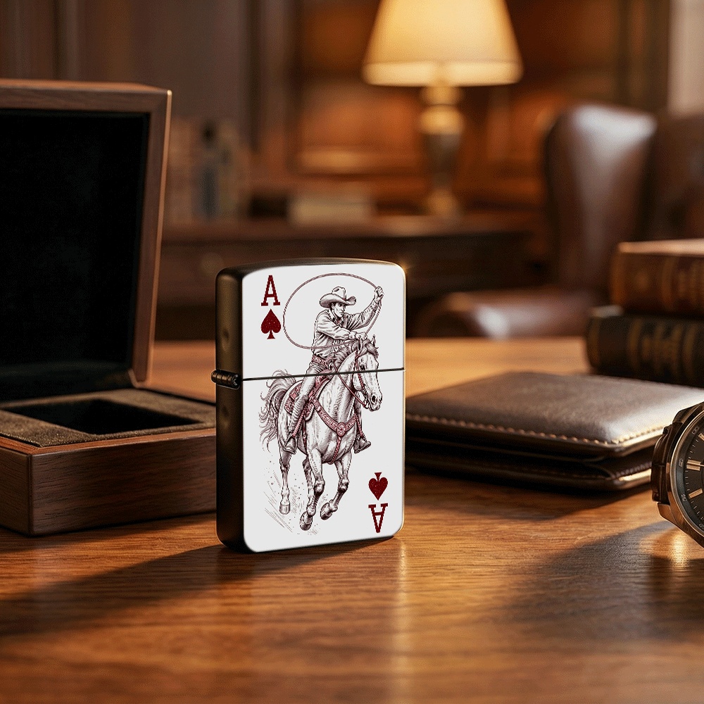 Briquet à couvercle rabattable - Vintage Collectible Playing Cards avis et prix