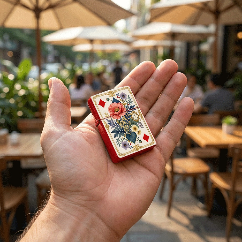 Briquet vintage style carte de - Vintage Collectible Playing Cards avis et prix