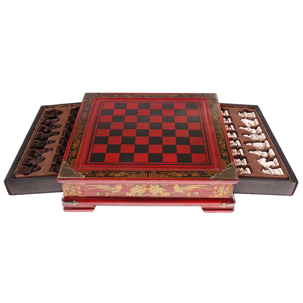 Jeu d'échecs chinois en résine - Vintage Collectible Board Games avis et prix