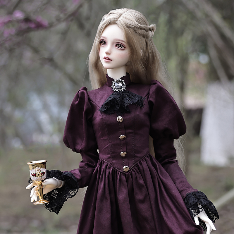 Elina-Robe violette aristocrat - Vintage And Collectible Items avis et prix