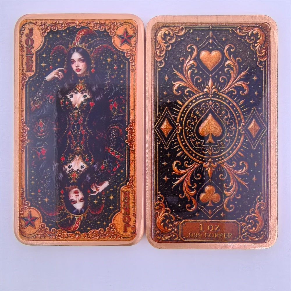 Barre de cuivre fine .999 de 1 - Vintage Collectible Playing Cards avis et prix
