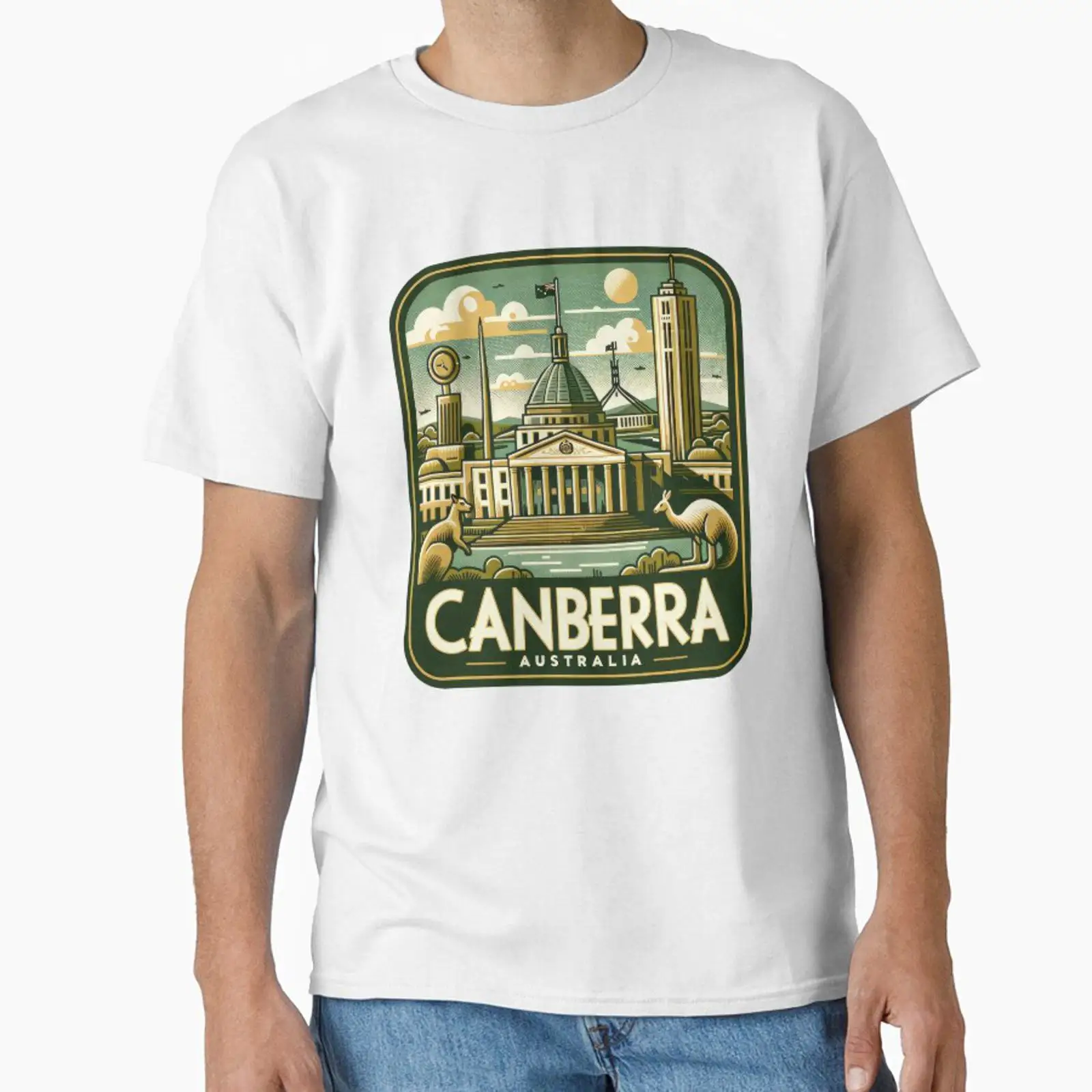 Autocollant de voyage vintage  - Canberra Vintage & Collectible Centre Reviews avis et prix